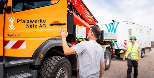 LKW mit Aggregat